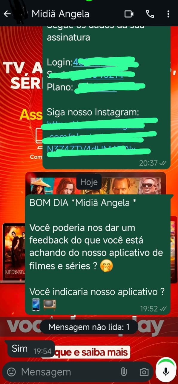 Cliente satisfeito com o suporte